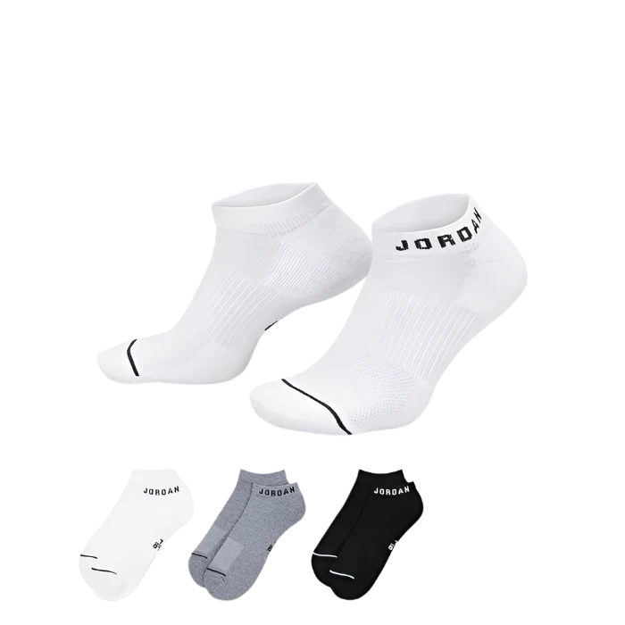 3 Pack Everyday Cushioned No Show Socks
