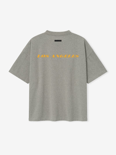 NBA x Essentials Los Angeles Lakers Heavy Jersey 90's Fit T-Shirt