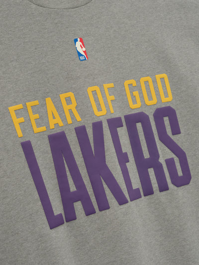 NBA x Essentials Los Angeles Lakers Heavy Jersey 90's Fit T-Shirt