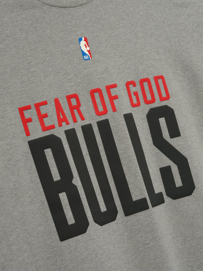 NBA x Essentials Chicago Bulls Heavy Jersey 90's Fit T-Shirt