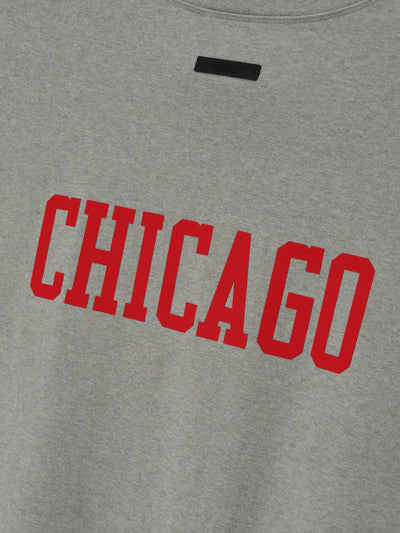NBA x Essentials Chicago Bulls Heavy Jersey 90's Fit T-Shirt