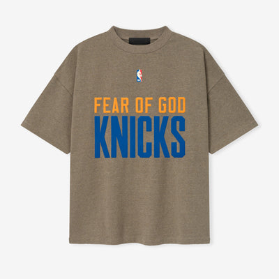 NBA x Essentials New York Knicks Heavy Jersey 90's Fit T-Shirt