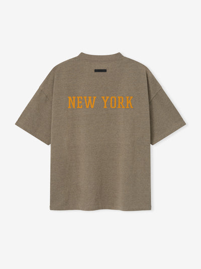 NBA x Essentials New York Knicks Heavy Jersey 90's Fit T-Shirt