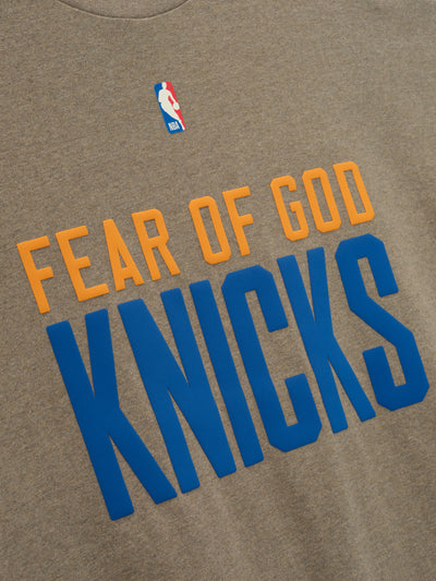 NBA x Essentials New York Knicks Heavy Jersey 90's Fit T-Shirt