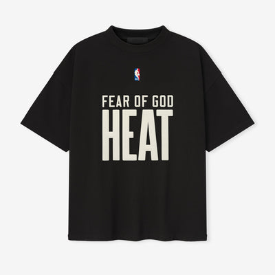 NBA x Essentials Miami Heat Heavy Jersey 90's Fit T-Shirt