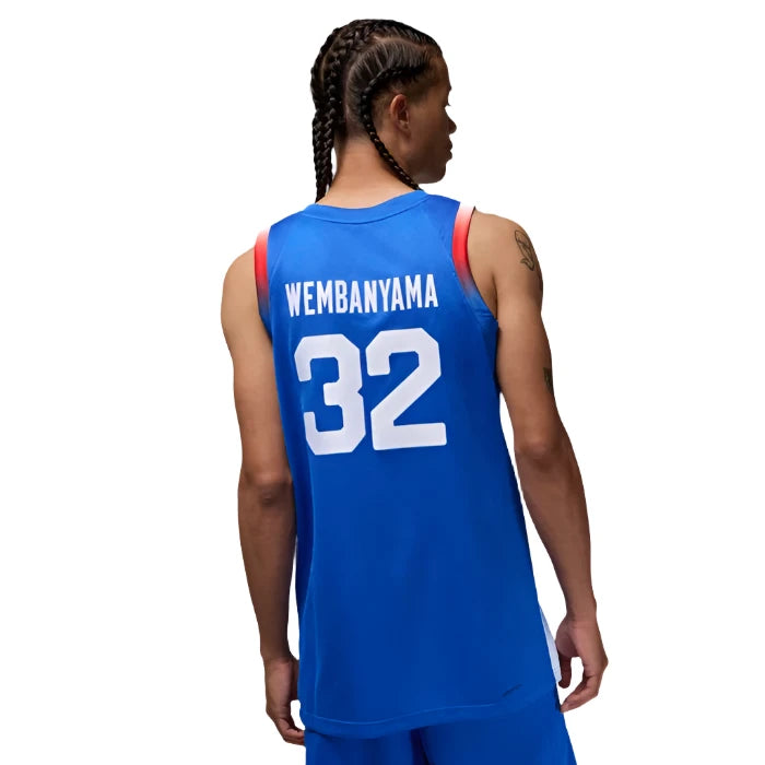 Mens France Wembanyama LMTD OLY24 Road Replica Jersey