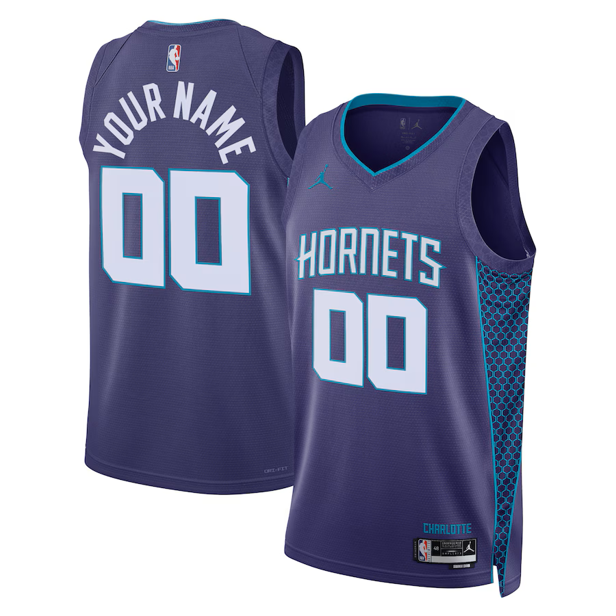 Mens Charlotte Hornets Swingman Statement Replica Custom Jersey