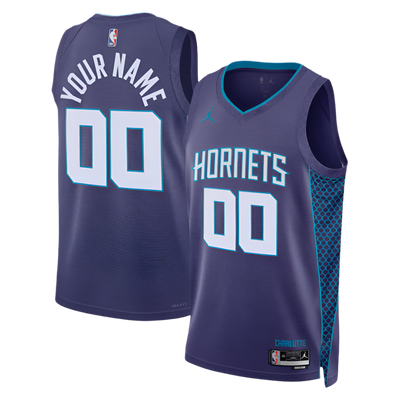 Boys Charlotte Hornets Blank Statement Swingman Replica Jersey