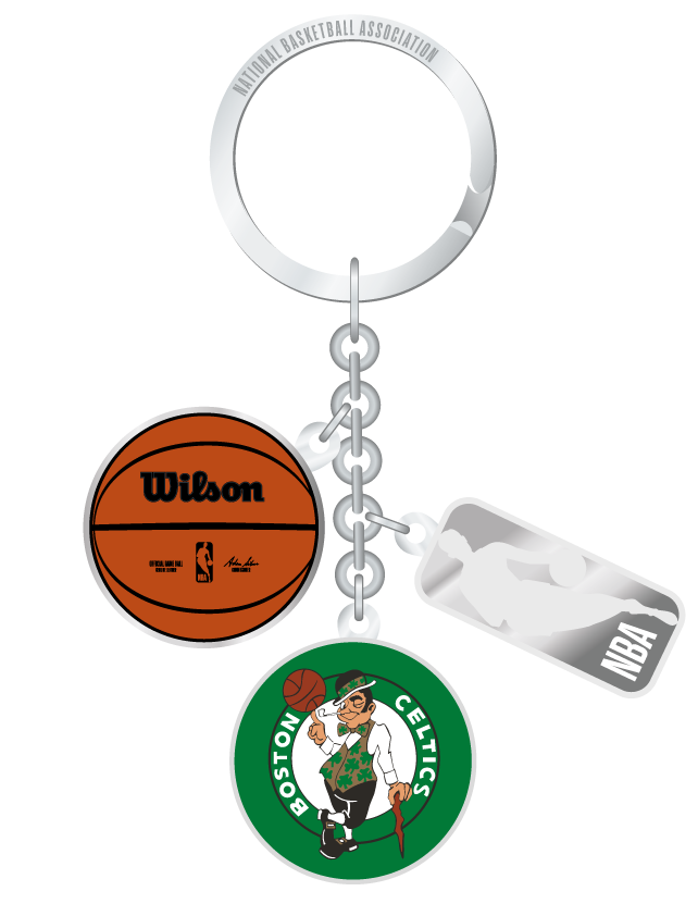 NBA Boston Celtics Charm Keychain