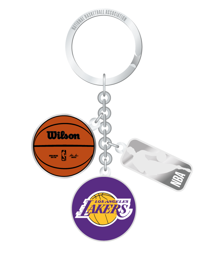 NBA Los Angeles Lakers Charm Keychain