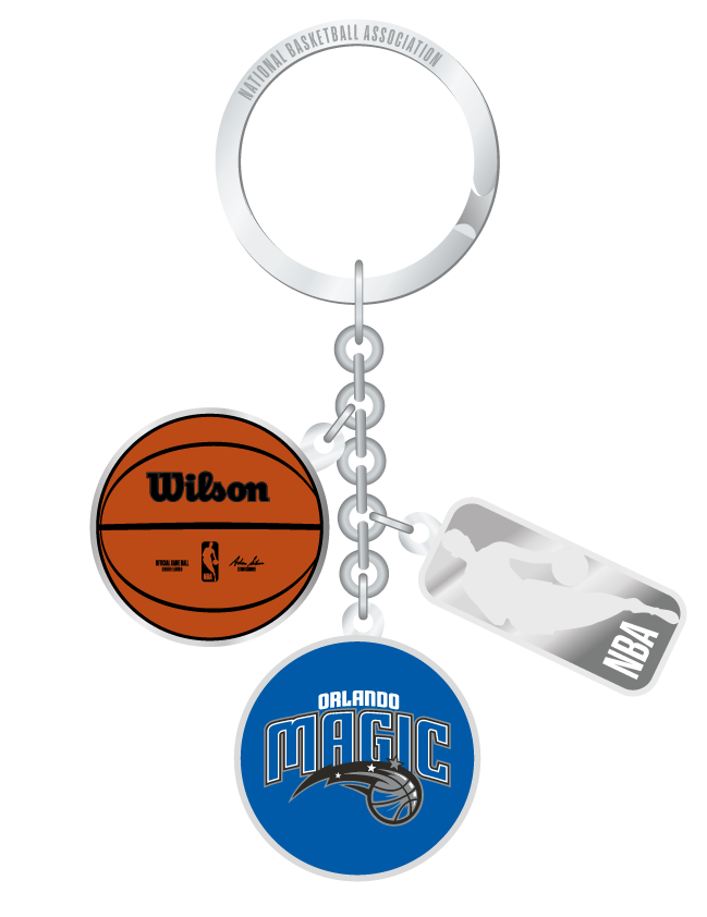 NBA Orlando Magic Charm Keychain