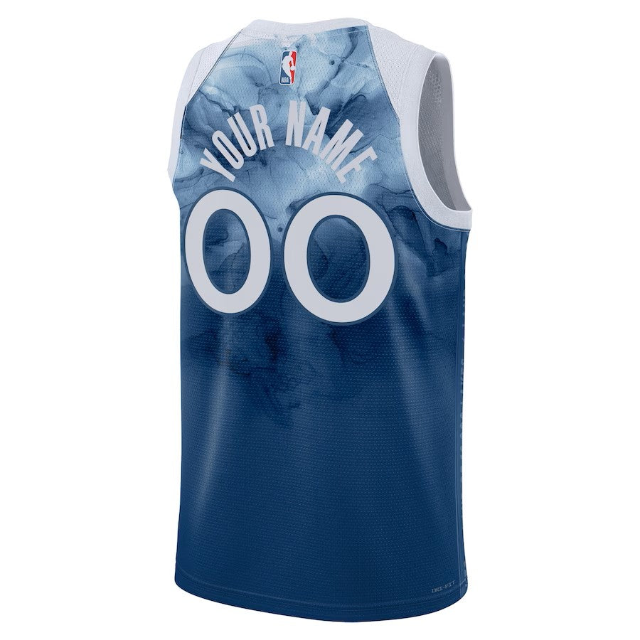 Boys Minnesota Timberwolves City Edition Swingman Replica Custom Jersey