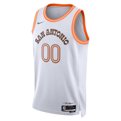 Boys San Antonio Spurs City Edition Swingman Replica Custom Jersey