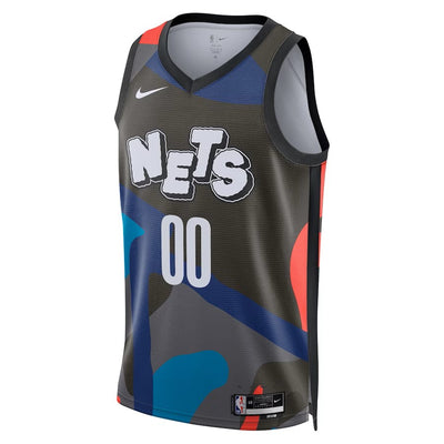 Boys Brooklyn Nets Blank City Edition Swingman Replica Custom Jersey