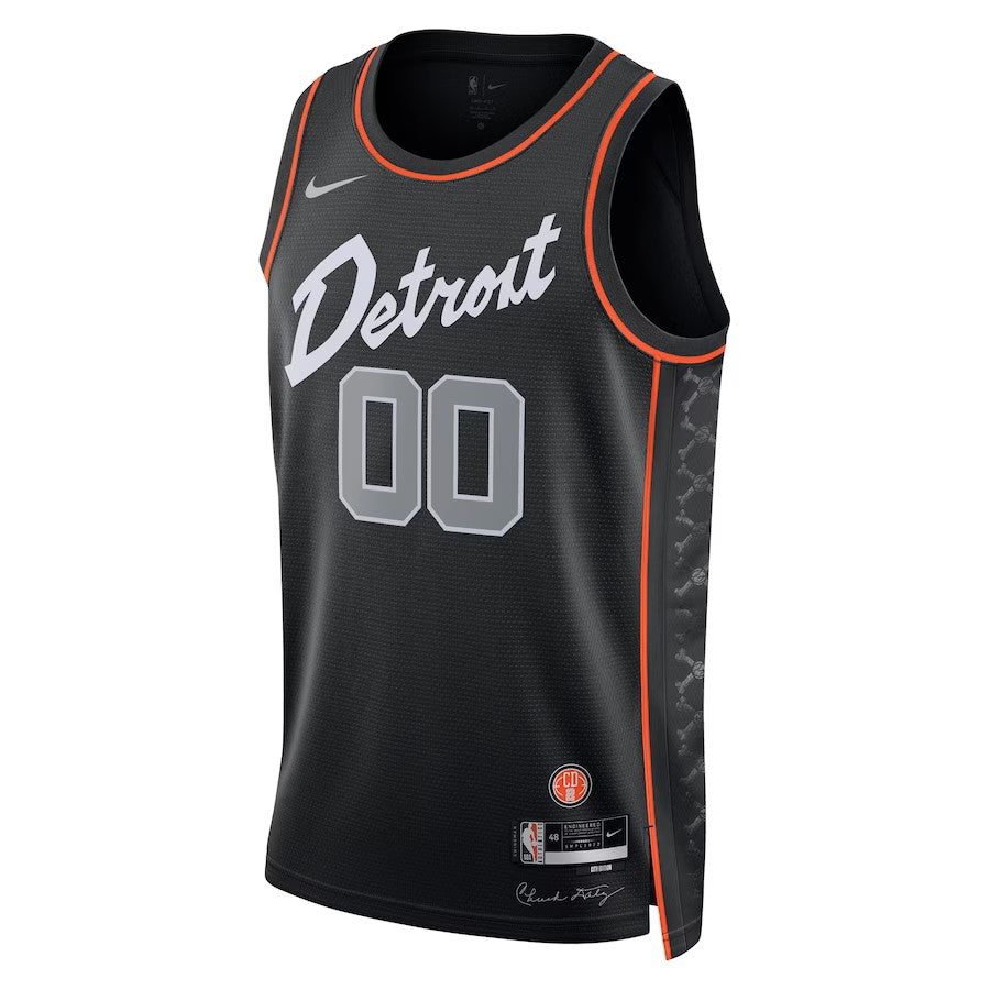 Boys Detroit Pistons City Edition Swingman Replica Custom Jersey