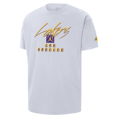 Mens Los Angeles Lakers Courtside Statement M90 T-Shirt