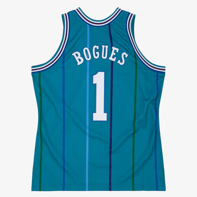 Mens Charlotte Hornets Muggsy Bogues 92 Replica Jersey