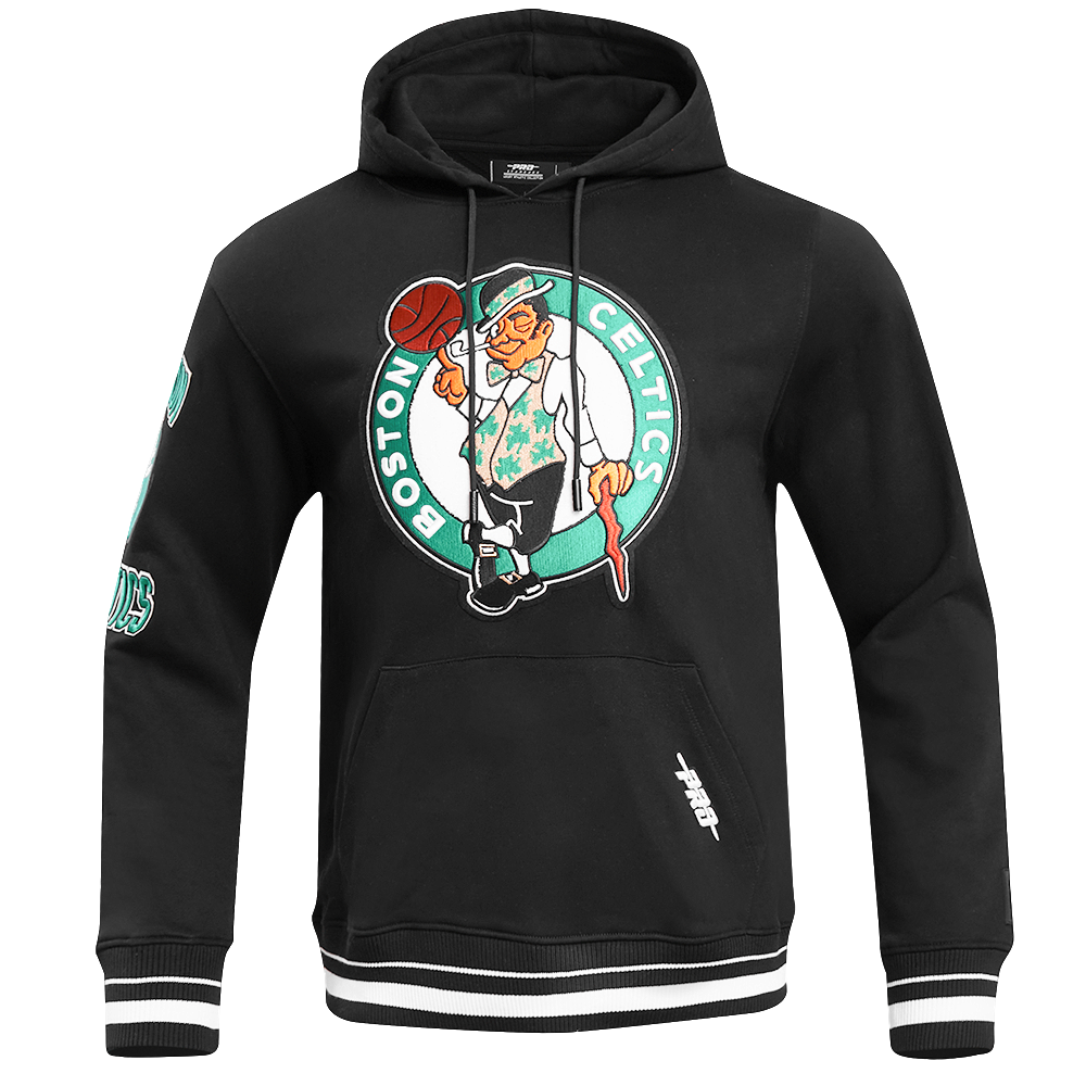 Mens Boston Celtics Retro Classic Fleece Hoodie