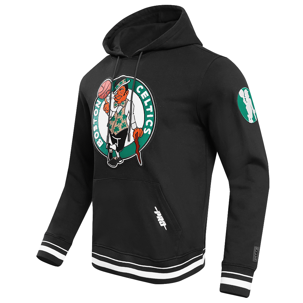 Mens Boston Celtics Retro Classic Fleece Hoodie