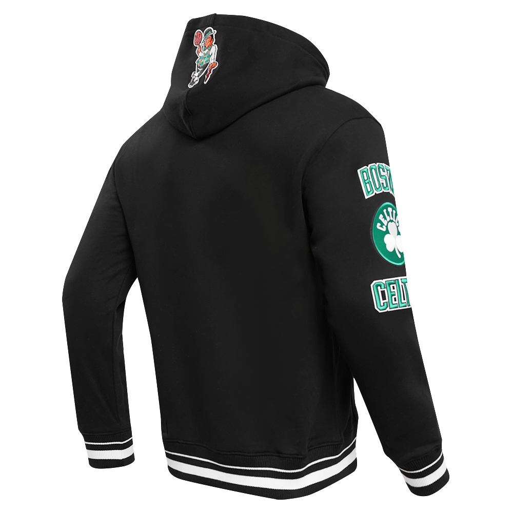 Mens Boston Celtics Retro Classic Fleece Hoodie