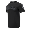 Mens Brooklyn Nets Classic Triple Black T-Shirt