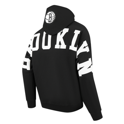 Mens Brooklyn Nets Wingspan Fleece Hoodie