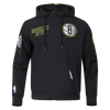 Mens Brooklyn Nets Hi-Vis FZ Fleece Hoodie