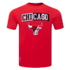 Mens Chicago Bulls Split Logo T-Shirt