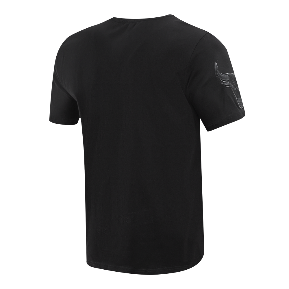 Mens Chicago Bulls Classic Triple Black T-Shirt