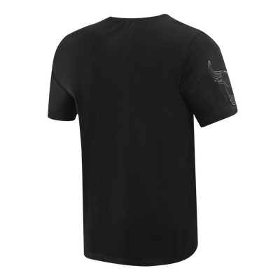 Mens Chicago Bulls Classic Triple Black T-Shirt