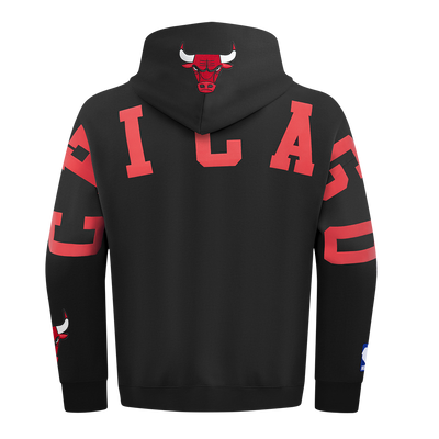 Mens Chicago Bulls Wingspan Fleece Hoodie