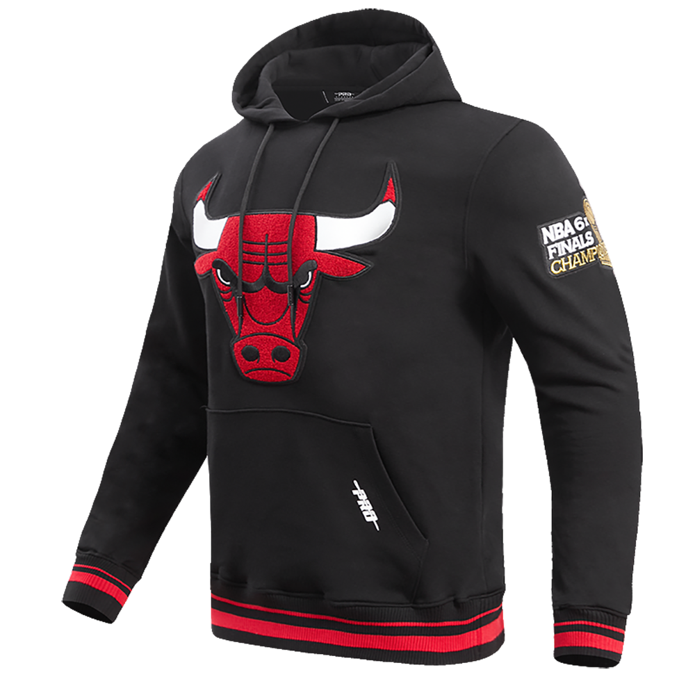 Mens Chicago Bulls Retro Classic Fleece Hoodie