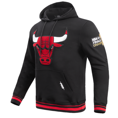 Mens Chicago Bulls Retro Classic Fleece Hoodie