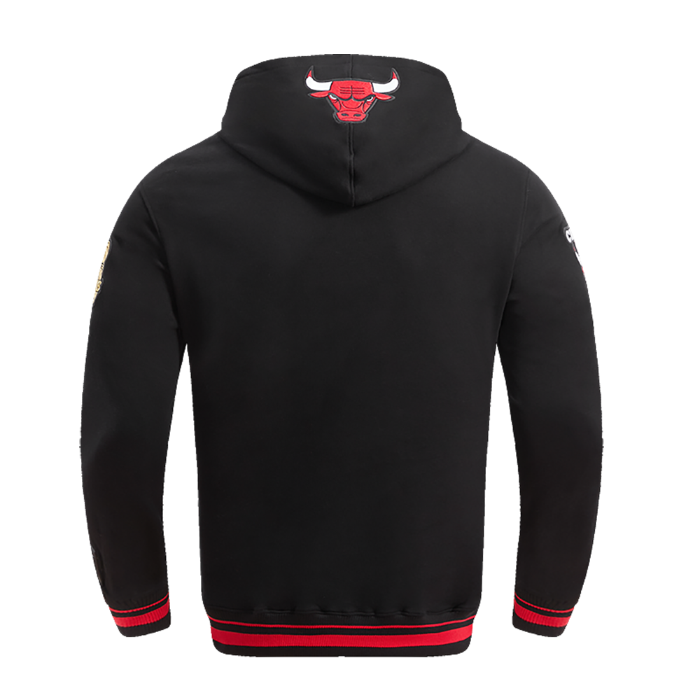 Mens Chicago Bulls Retro Classic Fleece Hoodie