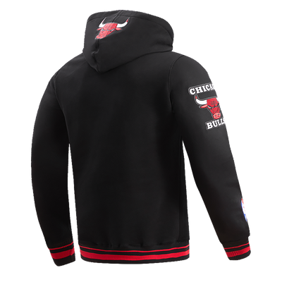 Mens Chicago Bulls Retro Classic Fleece Hoodie