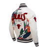 Mens Chicago Bulls Paradise Rib Satin Jacket