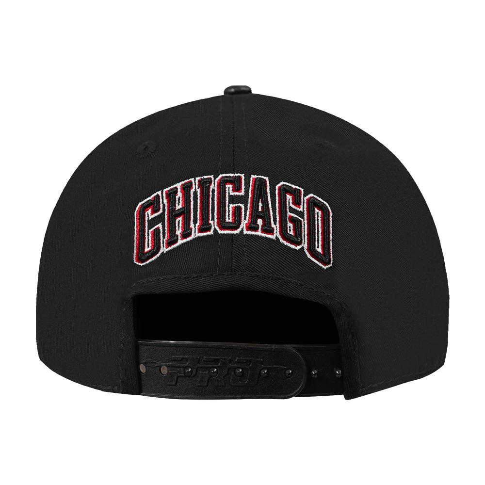 Mens Chicago Bulls Classic Logo Snapback Cap