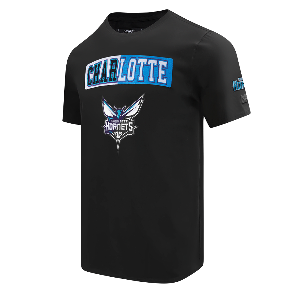 Mens Charlotte Hornets Split Logo T-Shirt