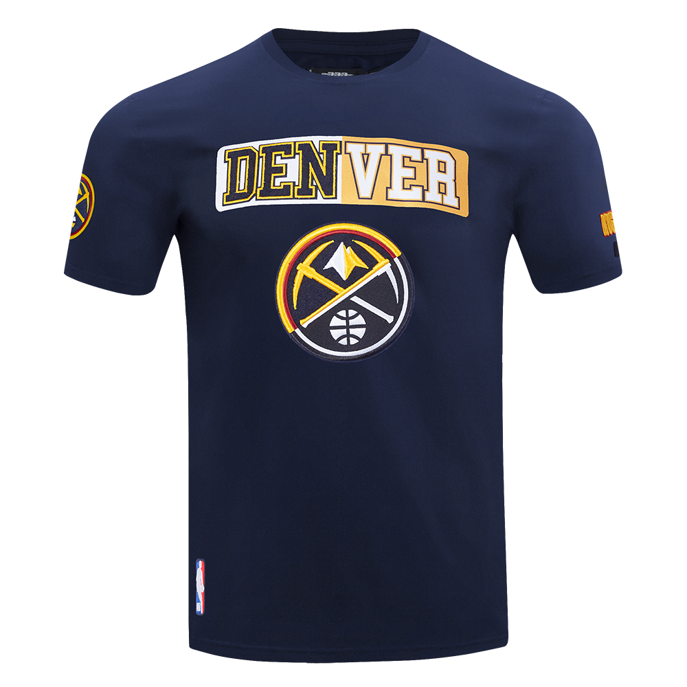 Mens Denver Nuggets Split Logo T-Shirt