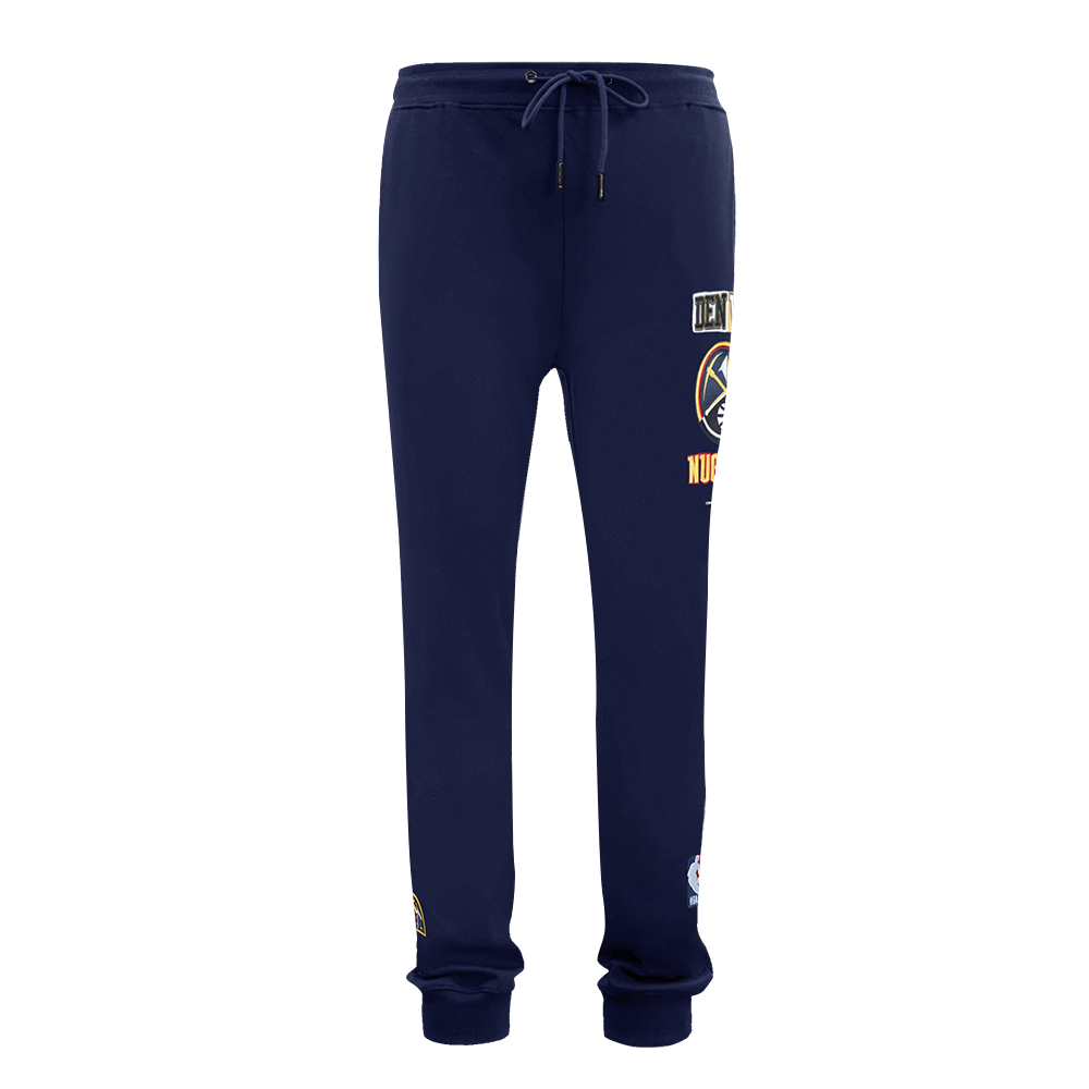 Mens Denver Nuggets Retro Classic Fleece Sweatpants