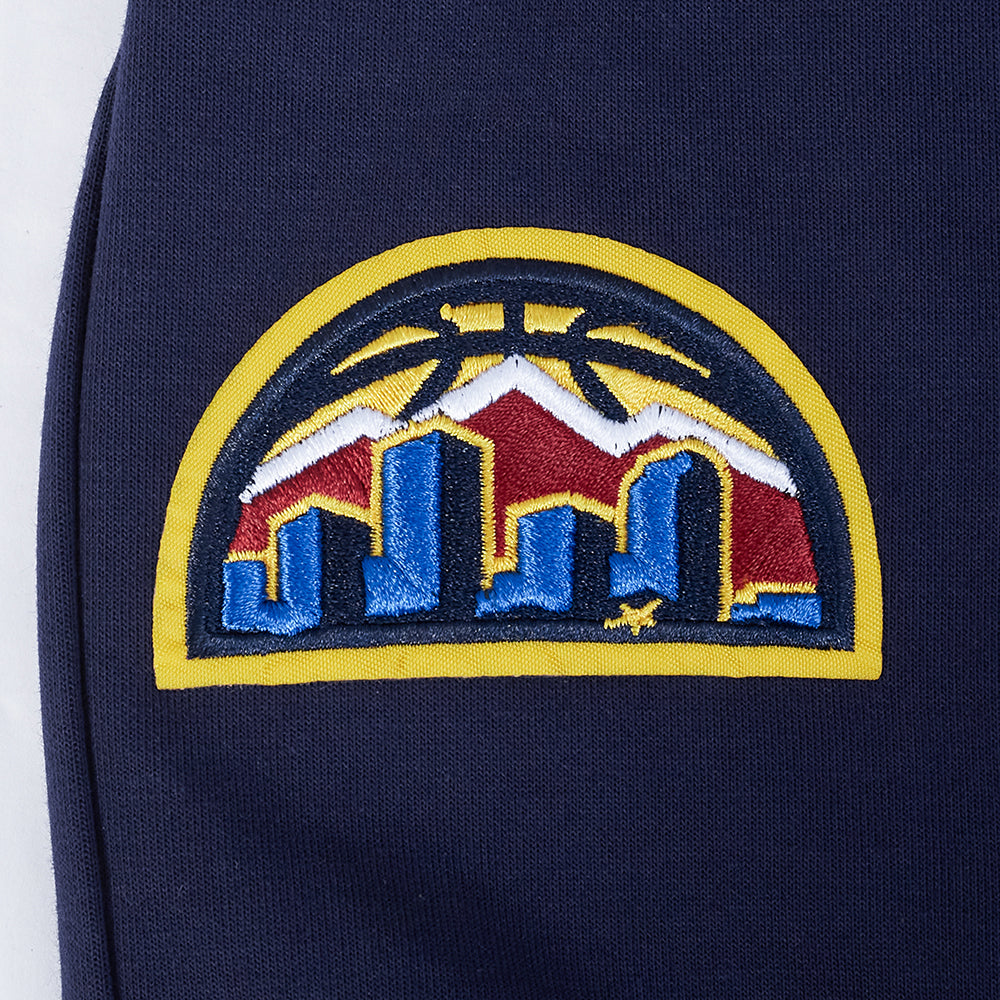 Mens Denver Nuggets Retro Classic Fleece Sweatpants