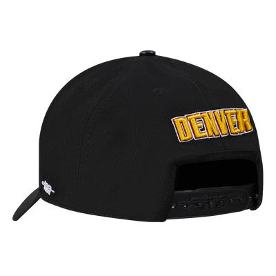 Mens Denver Nuggets Classic Logo Snapback Cap