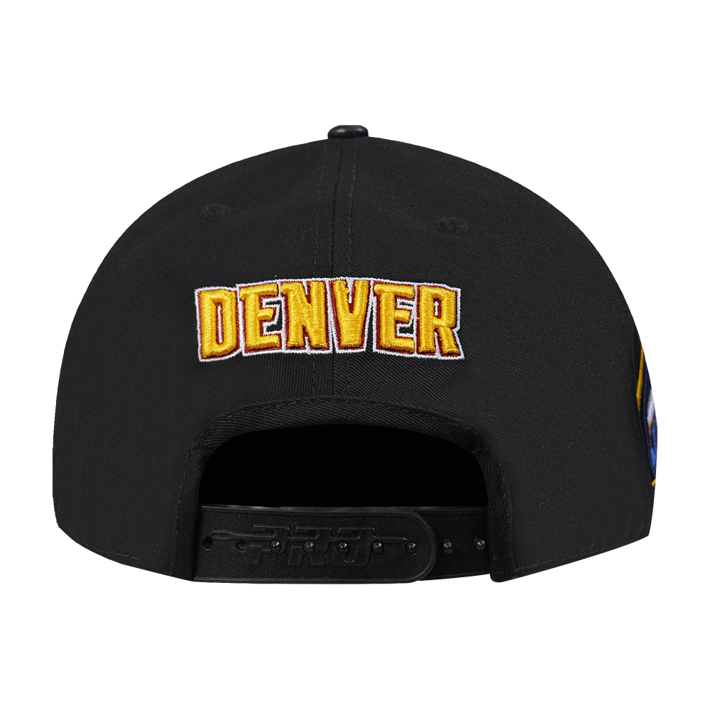 Mens Denver Nuggets Classic Logo Snapback Cap