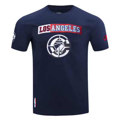 Mens LA Clippers Split Logo T-Shirt