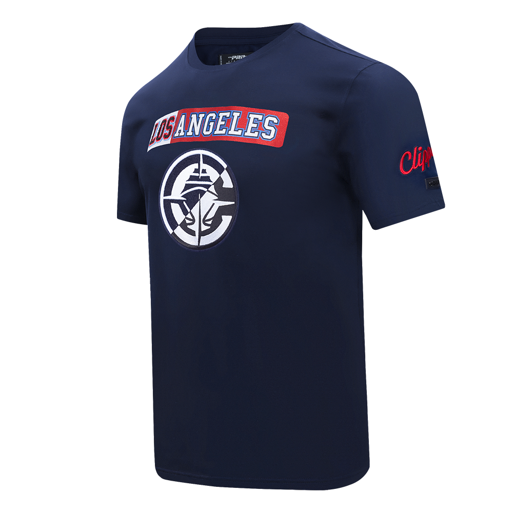 Mens LA Clippers Split Logo T-Shirt