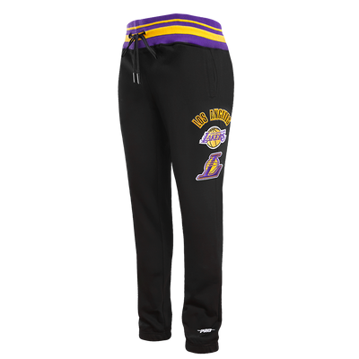 Mens Los Angeles Lakers Retro Classic Fleece Sweatpants