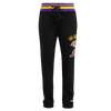 Mens Los Angeles Lakers Retro Classic Fleece Sweatpants