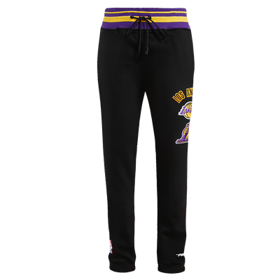 Mens Los Angeles Lakers Retro Classic Fleece Sweatpants