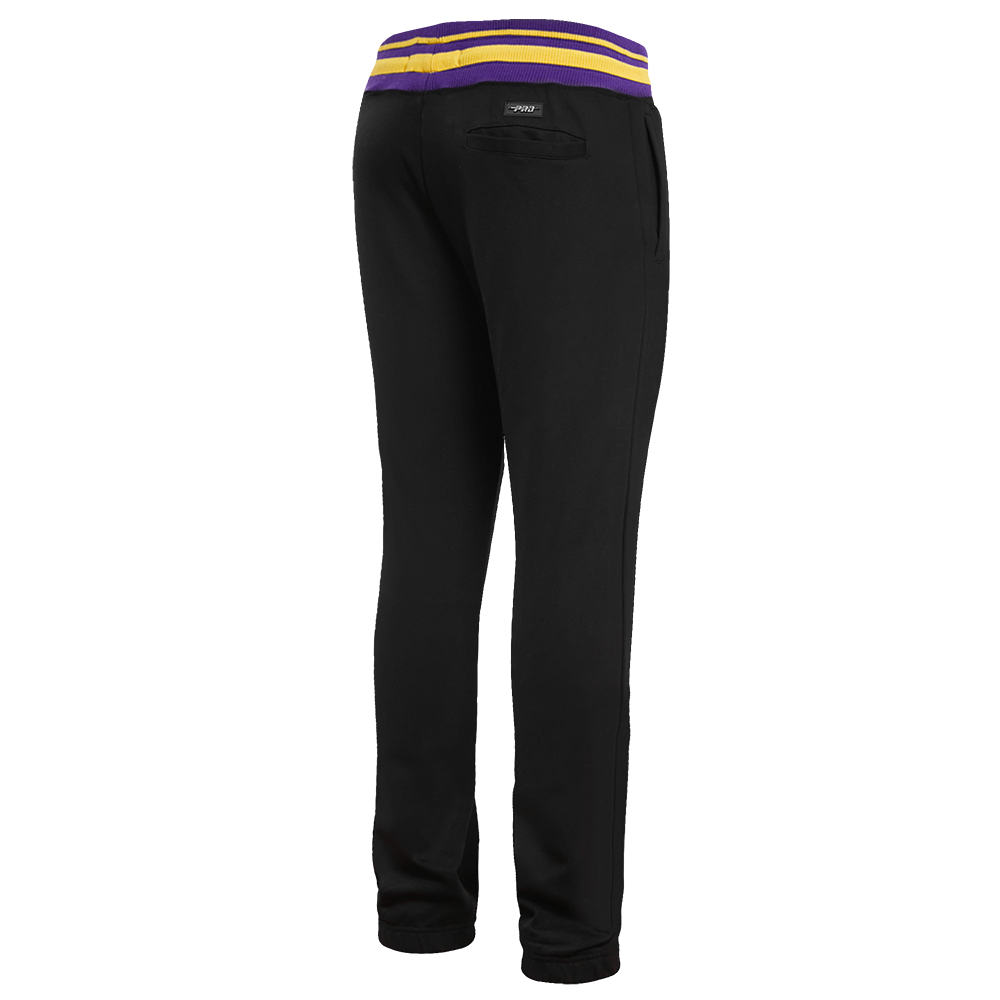 Mens Los Angeles Lakers Retro Classic Fleece Sweatpants