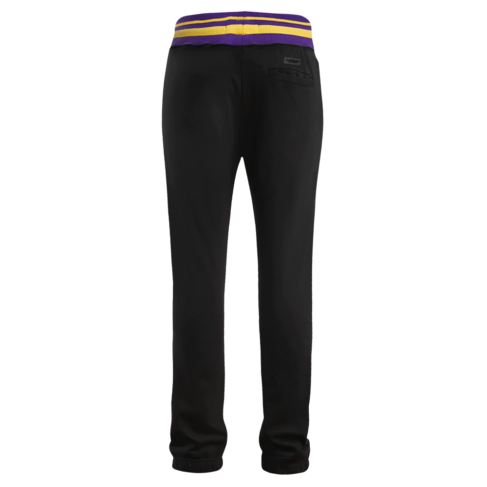 Mens Los Angeles Lakers Retro Classic Fleece Sweatpants